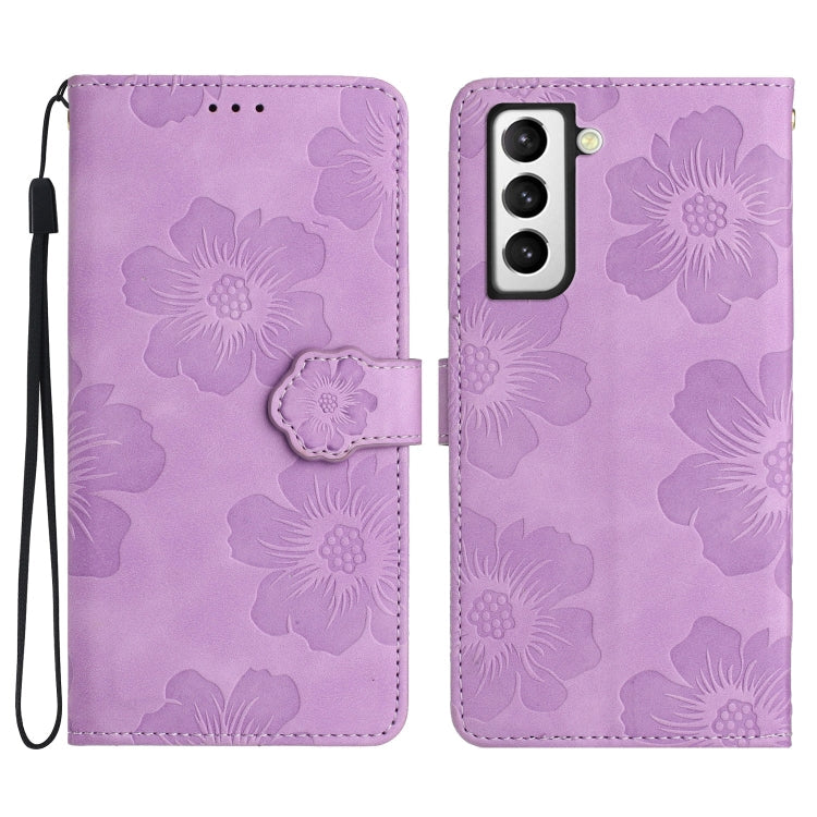 Flower Embossing Pattern Leather Phone Case, For Samsung Galaxy S22 Ultra 5G, For Samsung Galaxy S21 5G, For Samsung Galaxy S21+ 5G, For Samsung Galaxy S21 Ultra 5G