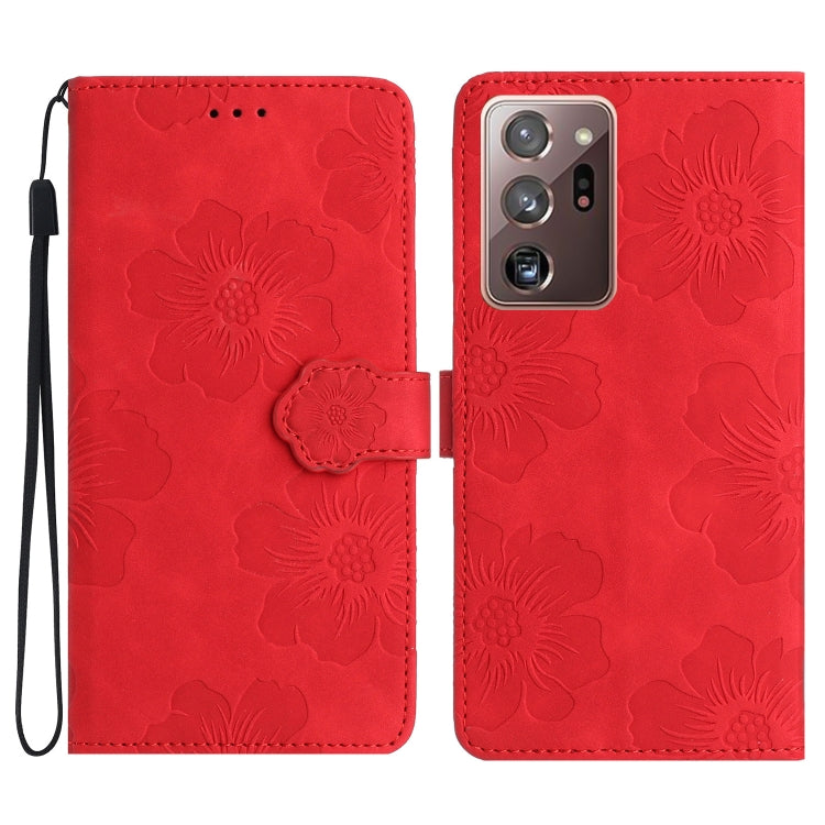 Flower Embossing Pattern Leather Phone Case, For Samsung Galaxy Note20, For Samsung Galaxy Note20 Ultra, For Samsung Galaxy Note10, For Samsung Galaxy Note10+