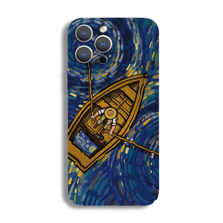 Precise Hole Oil Painting Pattern PC Phone Case, For iPhone 12 mini, For iPhone 11 Pro Max