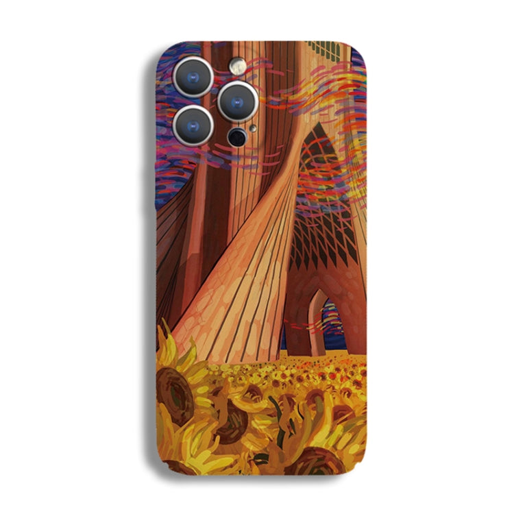 Precise Hole Oil Painting Pattern PC Phone Case, For iPhone 12 mini, For iPhone 11 Pro Max
