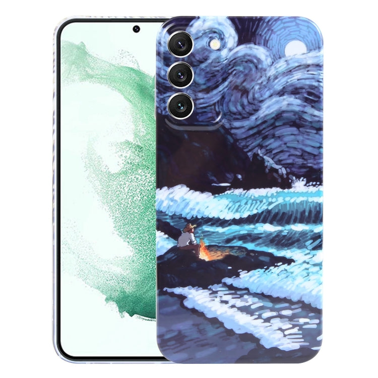 Precise Hole Oil Painting Pattern PC Phone Case, For Samsung Galaxy S23 5G, For Samsung Galaxy S23 Ultra 5G, For Samsung Galaxy S22 5G, For Samsung Galaxy S22+ 5G