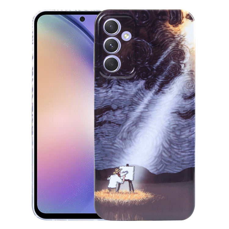 Precise Hole Oil Painting Pattern PC Phone Case, For Samsung Galaxy S22 Ultra 5G, For Samsung Galaxy A14 5G, For Samsung Galaxy A34 5G, For Samsung Galaxy A54 5G