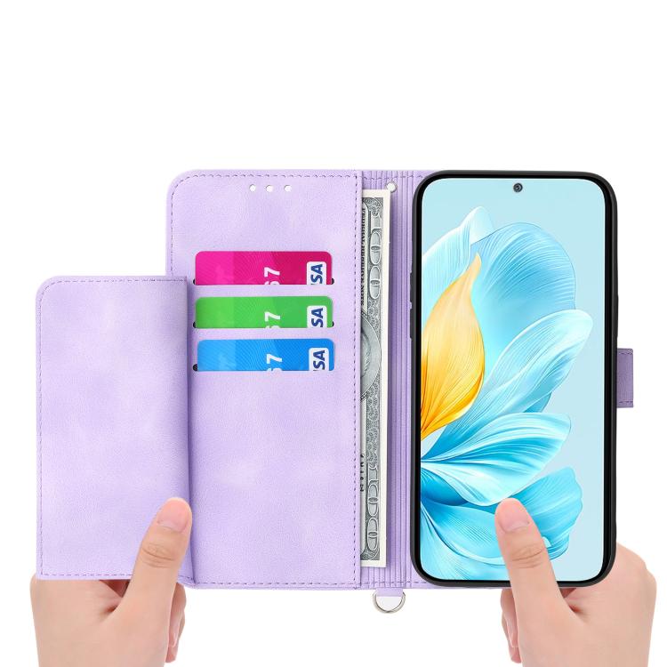 Skin Feel Flowers Embossed Wallet Leather Phone Case, For Huawei Enjoy 90 / Enjoy 90 Plus / nova Y74, For Huawei nova 14 Ultra, For Huawei nova 14 Pro, For Huawei nova 14