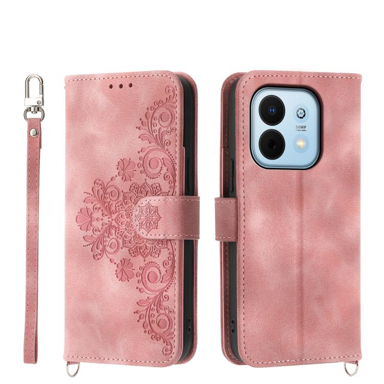 Skin Feel Flowers Embossed Wallet Leather Phone Case, For Huawei Enjoy 90 / Enjoy 90 Plus / nova Y74, For Huawei nova 14 Ultra, For Huawei nova 14 Pro, For Huawei nova 14