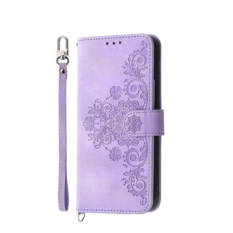 Skin Feel Flowers Embossed Wallet Leather Phone Case, For Honor X9b, For Honor 90 Pro 5G, For Honor 90 5G, For Honor X50i