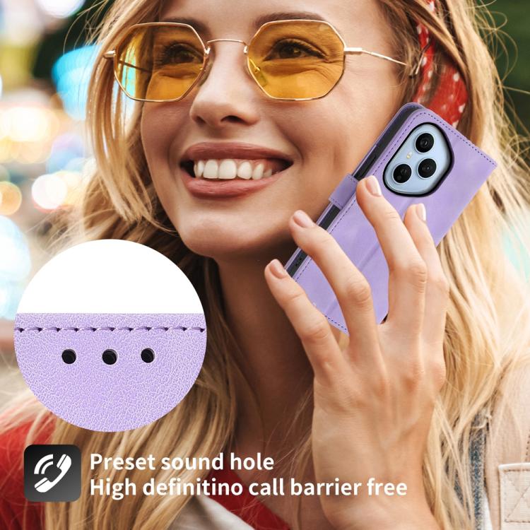 Skin Feel Flowers Embossed Wallet Leather Phone Case, For Honor 400 Lite Global, For Honor 400 Global 156.5mm, For Honor X8c 4G, For Honor X9c Global / Magic7 Lite