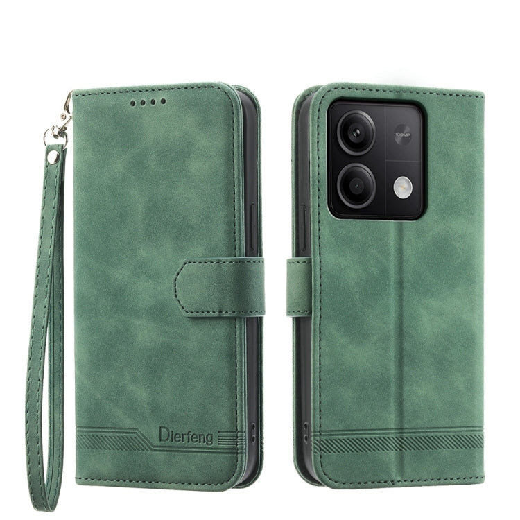Dierfeng Dream Line TPU + PU Leather Phone Case, For Xiaomi 14 Pro, For Xiaomi 14, For Xiaomi Redmi Note 13 5G, For Xiaomi Redmi 13C