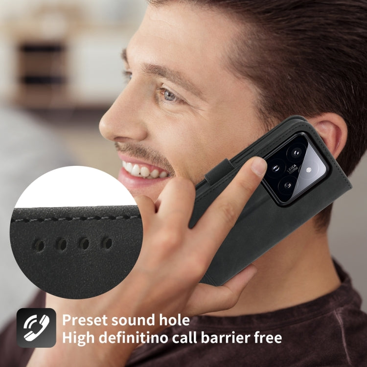 Dierfeng Dream Line TPU + PU Leather Phone Case, For Xiaomi 14 Pro, For Xiaomi 14, For Xiaomi Redmi Note 13 5G, For Xiaomi Redmi 13C