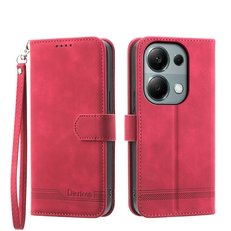 Dierfeng Dream Line TPU + PU Leather Phone Case, For Xiaomi Redmi A3, For Xiaomi Redmi Note 13 Pro 4G, For Xiaomi Redmi Note13 4G, For Xiaomi 14 Ultra