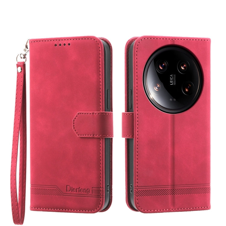 Dierfeng Dream Line TPU + PU Leather Phone Case, For Xiaomi Redmi A3, For Xiaomi Redmi Note 13 Pro 4G, For Xiaomi Redmi Note13 4G, For Xiaomi 14 Ultra