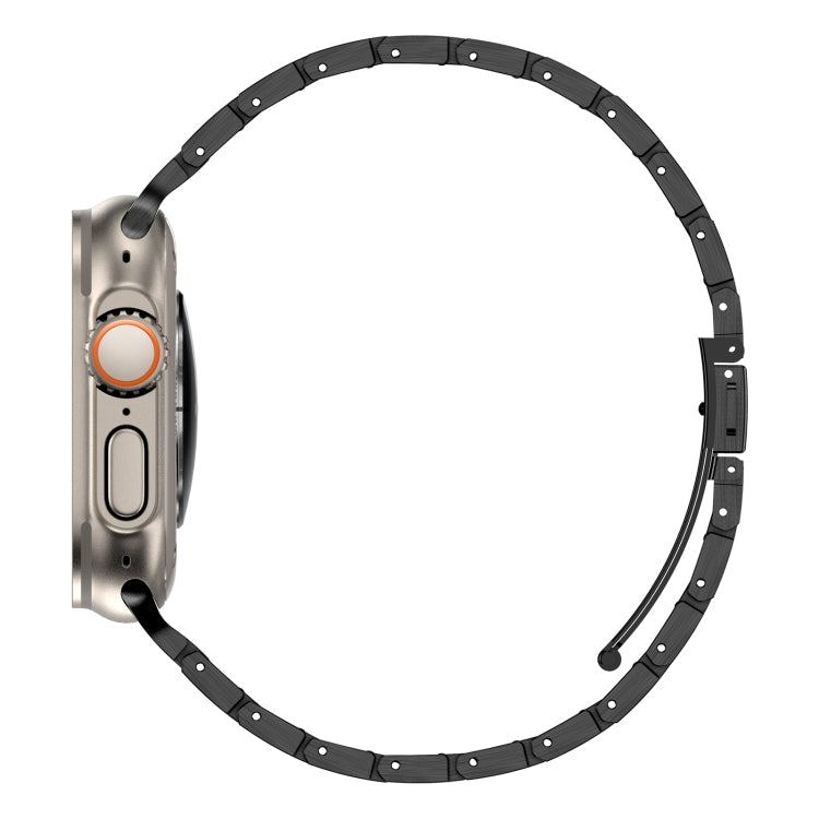 Double Rows Metal Watch Band, For Apple Watch 8 41mm, For Apple Watch 8 45mm, For Apple Watch SE 2022 40mm, For Apple Watch SE 2022 44mm, For Apple Watch 7 41mm, For Apple Watch 7 45mm, For Apple Watch SE 40mm, For Apple Watch SE 44mm