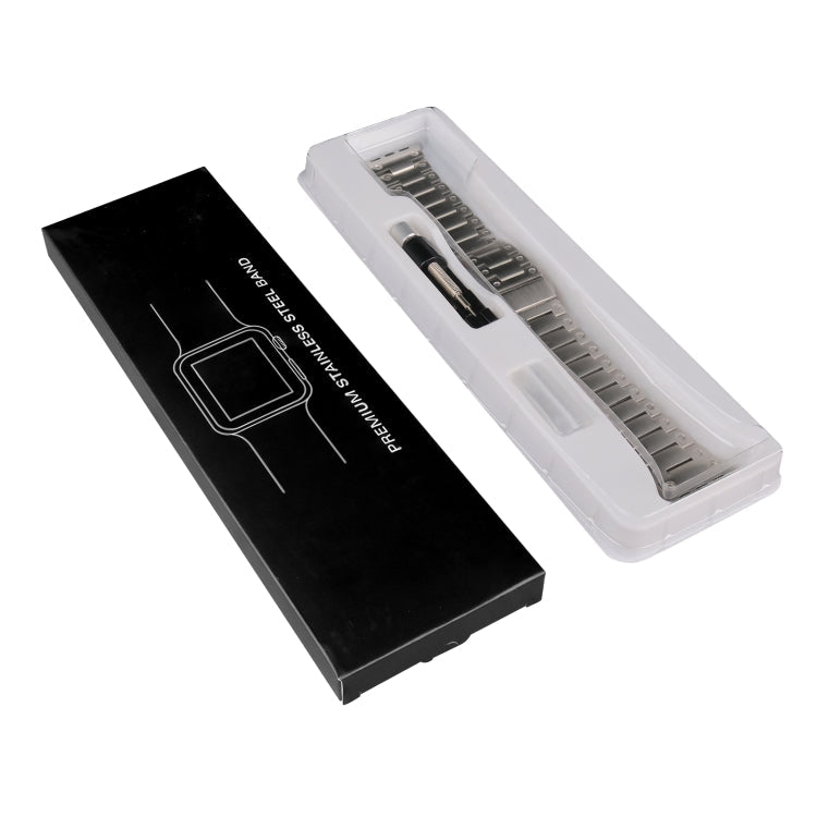 Double Rows Metal Watch Band, For Apple Watch 8 41mm, For Apple Watch 8 45mm, For Apple Watch SE 2022 40mm, For Apple Watch SE 2022 44mm, For Apple Watch 7 41mm, For Apple Watch 7 45mm, For Apple Watch SE 40mm, For Apple Watch SE 44mm