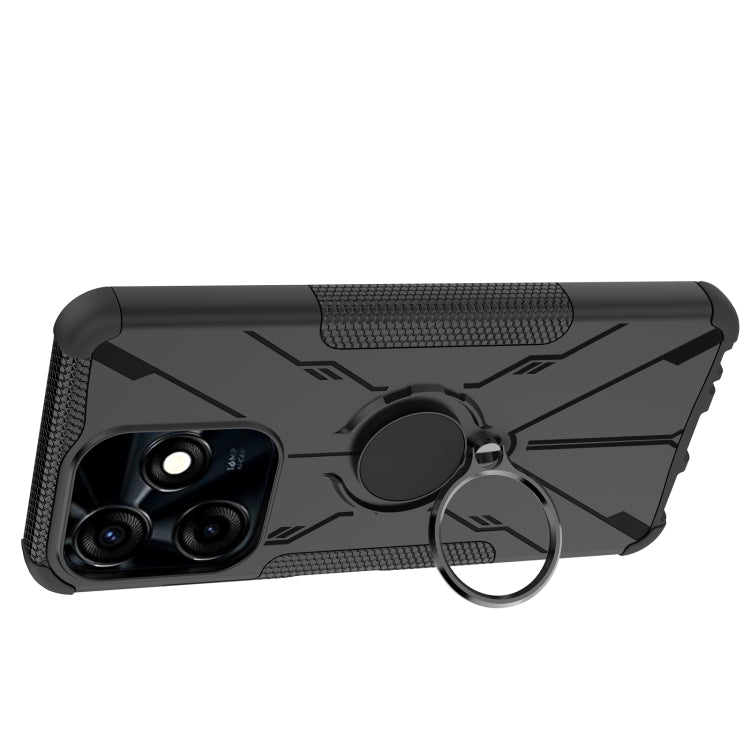 Armor Bear Shockproof PC + TPU Phone Case with Ring, For Tecno Spark 10C