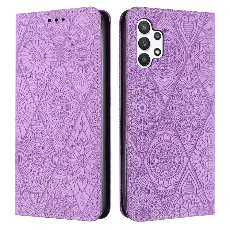 Ethnic Embossed Adsorption Leather Phone Case, For Samsung Galaxy A13 4G/5G, For Samsung Galaxy A14 4G/5G, For Samsung Galaxy A21s, For Samsung Galaxy A22 4G