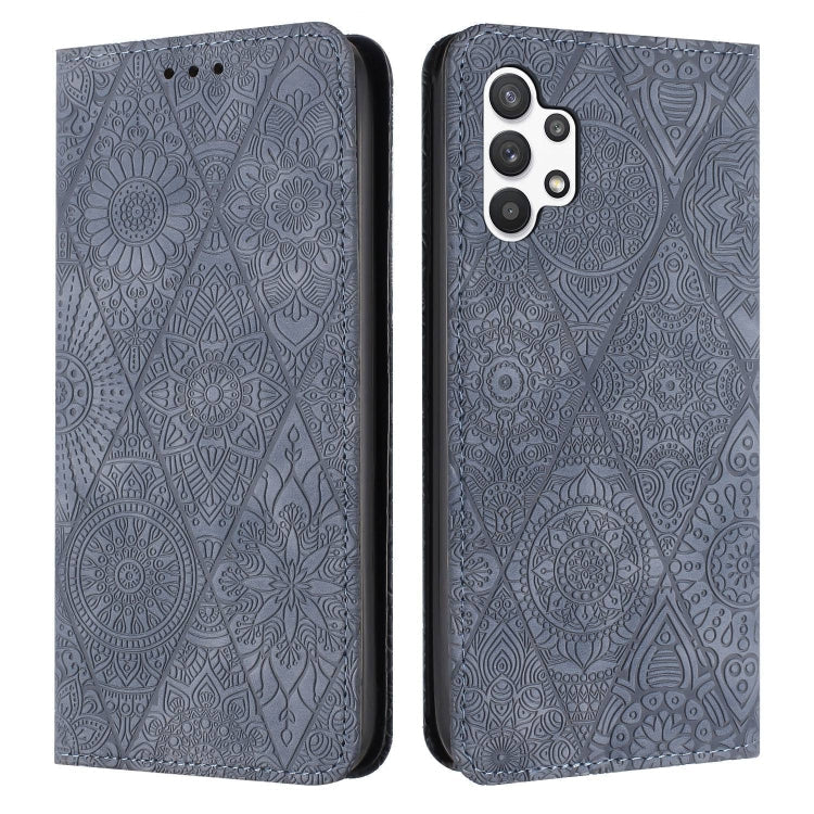 Ethnic Embossed Adsorption Leather Phone Case, For Samsung Galaxy A13 4G/5G, For Samsung Galaxy A14 4G/5G, For Samsung Galaxy A21s, For Samsung Galaxy A22 4G
