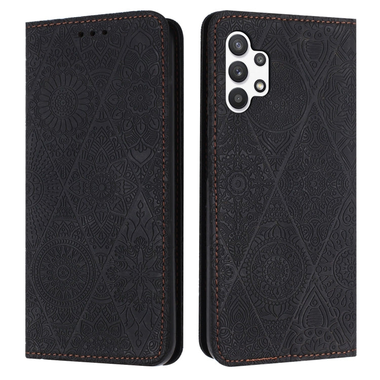 Ethnic Embossed Adsorption Leather Phone Case, For Samsung Galaxy A13 4G/5G, For Samsung Galaxy A14 4G/5G, For Samsung Galaxy A21s, For Samsung Galaxy A22 4G