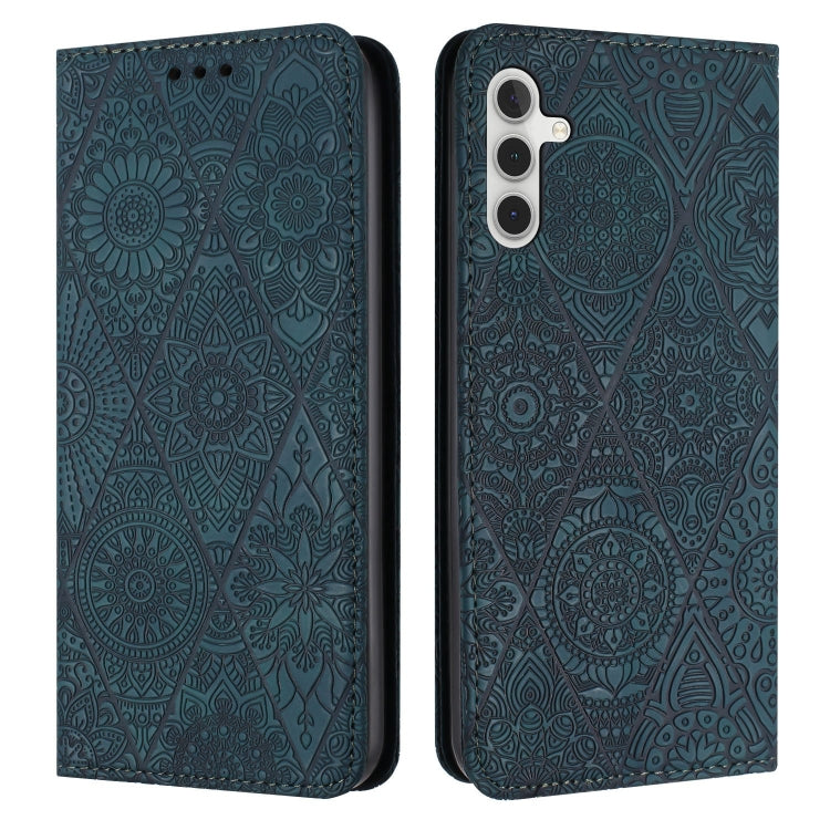 Ethnic Embossed Adsorption Leather Phone Case, For Samsung Galaxy A13 4G/5G, For Samsung Galaxy A14 4G/5G, For Samsung Galaxy A21s, For Samsung Galaxy A22 4G