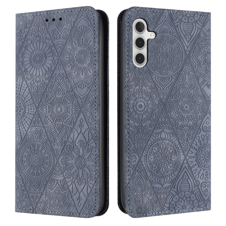 Ethnic Embossed Adsorption Leather Phone Case, For Samsung Galaxy A13 4G/5G, For Samsung Galaxy A14 4G/5G, For Samsung Galaxy A21s, For Samsung Galaxy A22 4G