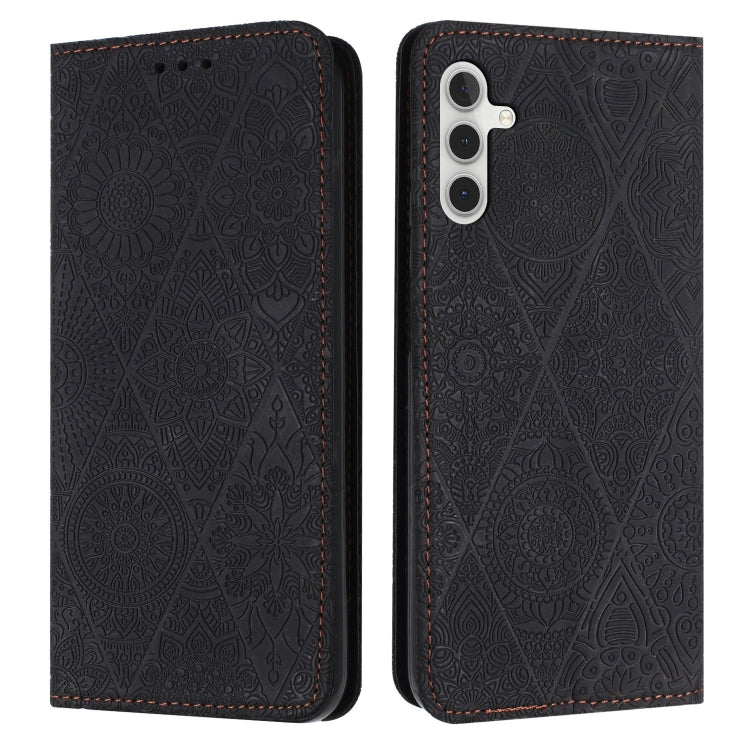 Ethnic Embossed Adsorption Leather Phone Case, For Samsung Galaxy A13 4G/5G, For Samsung Galaxy A14 4G/5G, For Samsung Galaxy A21s, For Samsung Galaxy A22 4G