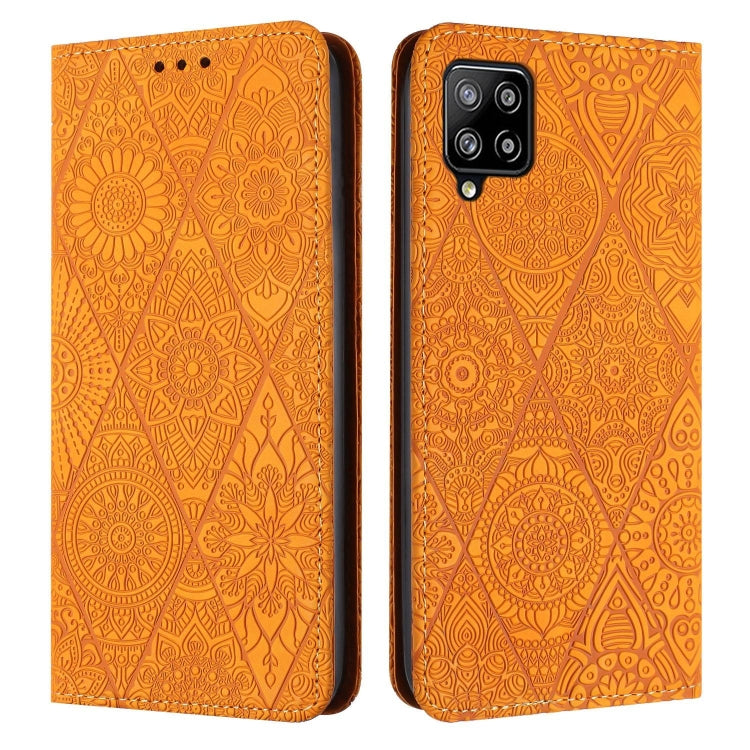 Ethnic Embossed Adsorption Leather Phone Case, For Samsung Galaxy A13 4G/5G, For Samsung Galaxy A14 4G/5G, For Samsung Galaxy A21s, For Samsung Galaxy A22 4G