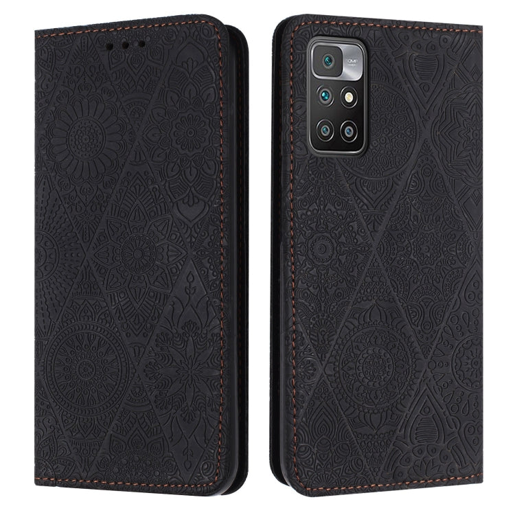 Ethnic Embossed Adsorption Leather Phone Case, For Xiaomi Poco X4 Pro 5G, For Xiaomi Redmi 10, For Xiaomi Poco M4 Pro 5G, For Xiaomi 11 Lite