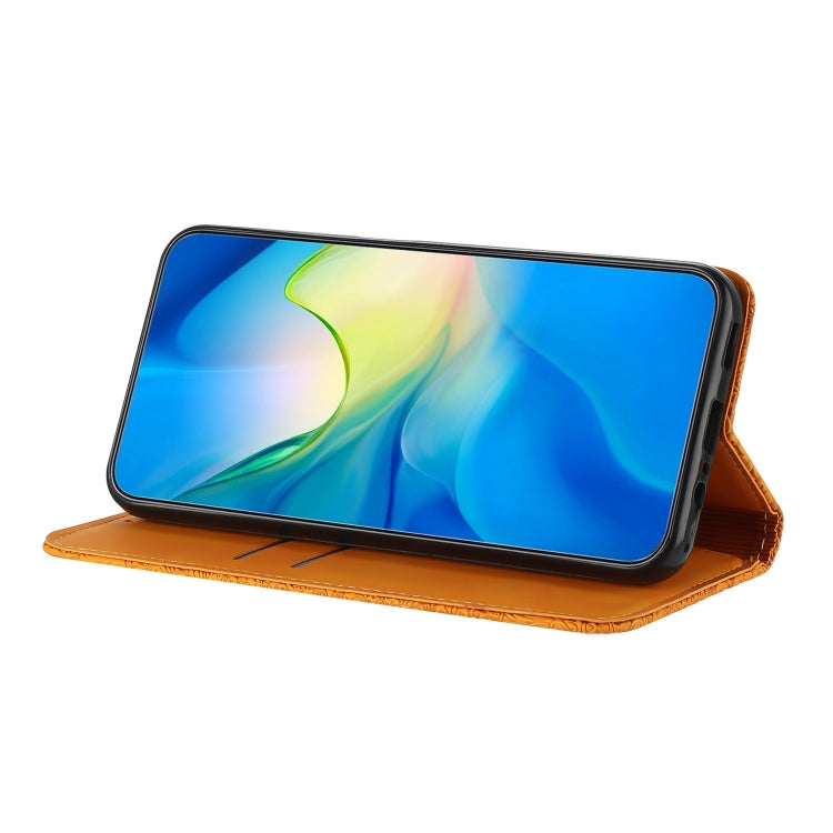 Ethnic Embossed Adsorption Leather Phone Case, For Xiaomi Redmi 9, For Redmi Note 9, For Redmi Note 9 Pro, For Redmi Note 8T