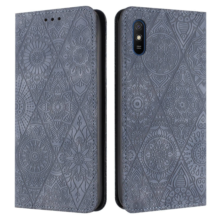 Ethnic Embossed Adsorption Leather Phone Case, For Redmi Note 10 Pro, For Redmi Note 10 4G, For Xiaomi Redmi 9T, For Xiaomi Redmi 9A