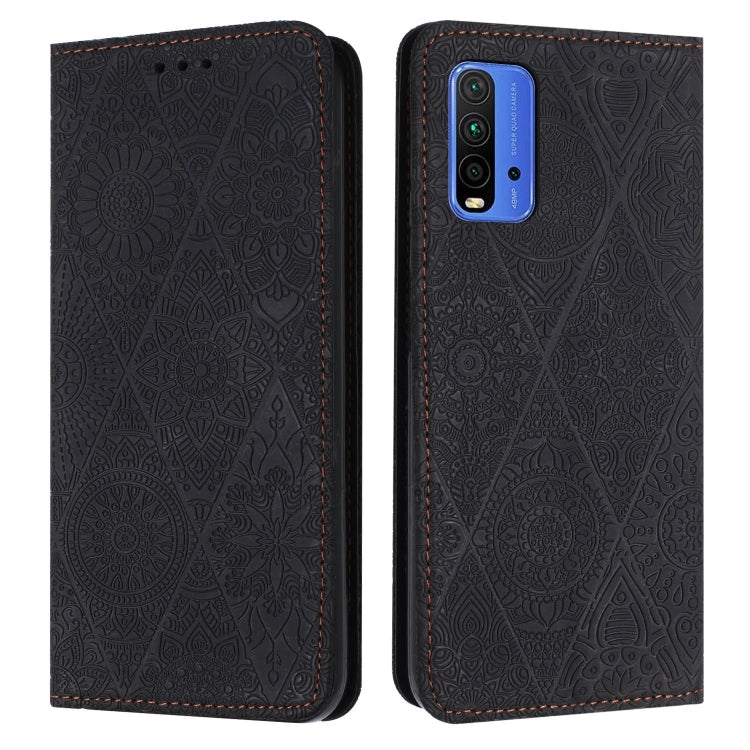 Ethnic Embossed Adsorption Leather Phone Case, For Redmi Note 10 Pro, For Redmi Note 10 4G, For Xiaomi Redmi 9T, For Xiaomi Redmi 9A