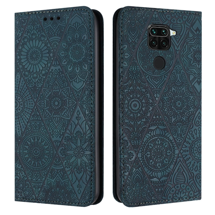 Ethnic Embossed Adsorption Leather Phone Case, For Xiaomi Redmi 9, For Redmi Note 9, For Redmi Note 9 Pro, For Redmi Note 8T