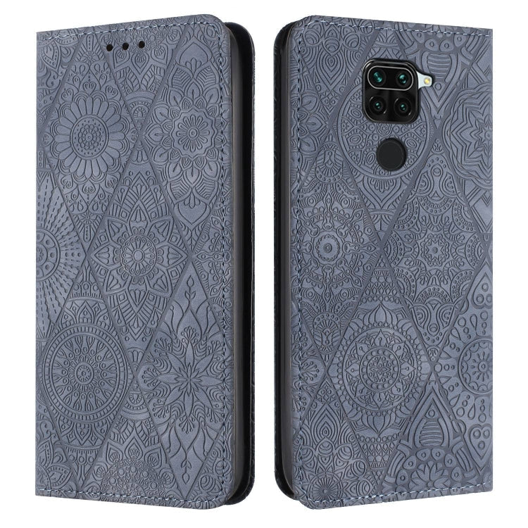 Ethnic Embossed Adsorption Leather Phone Case, For Xiaomi Redmi 9, For Redmi Note 9, For Redmi Note 9 Pro, For Redmi Note 8T