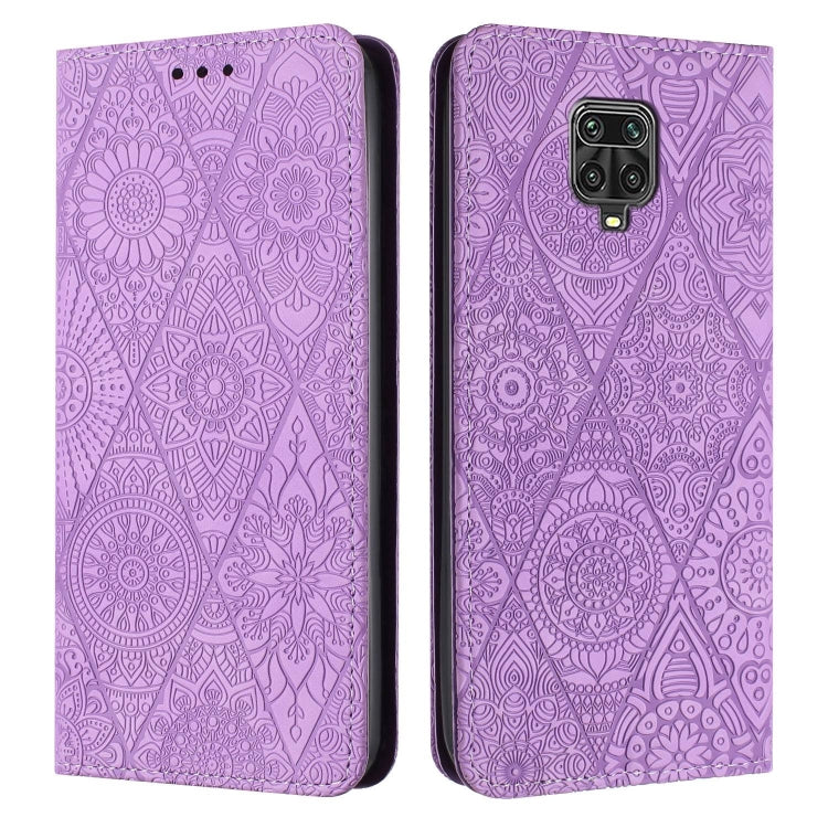 Ethnic Embossed Adsorption Leather Phone Case, For Xiaomi Redmi 9, For Redmi Note 9, For Redmi Note 9 Pro, For Redmi Note 8T