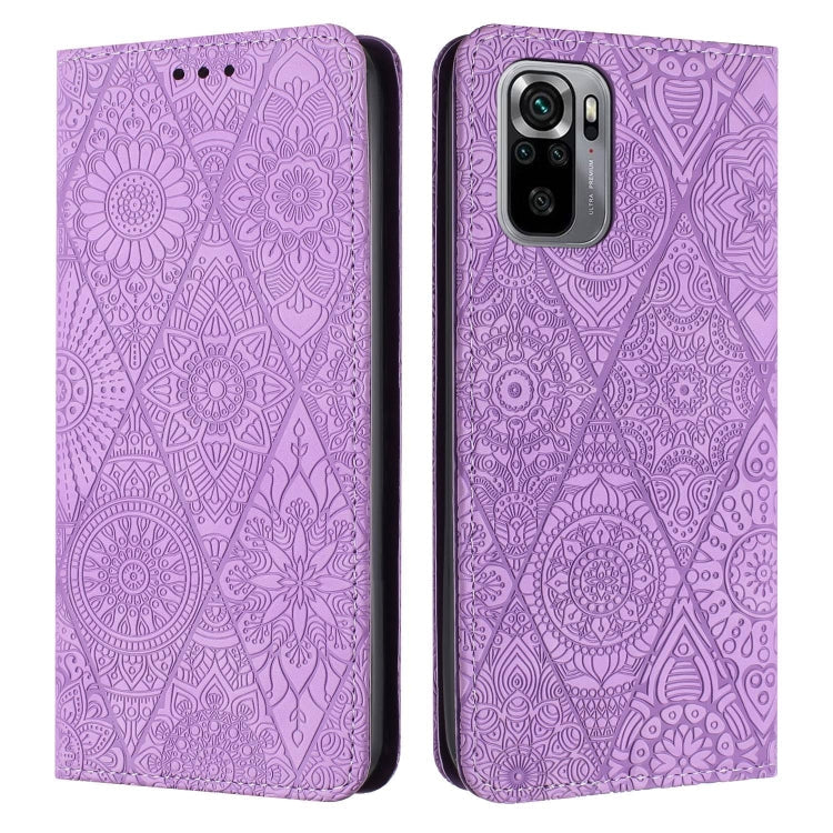 Ethnic Embossed Adsorption Leather Phone Case, For Redmi Note 10 Pro, For Redmi Note 10 4G, For Xiaomi Redmi 9T, For Xiaomi Redmi 9A
