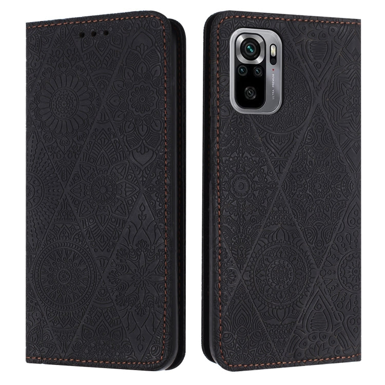 Ethnic Embossed Adsorption Leather Phone Case, For Redmi Note 10 Pro, For Redmi Note 10 4G, For Xiaomi Redmi 9T, For Xiaomi Redmi 9A