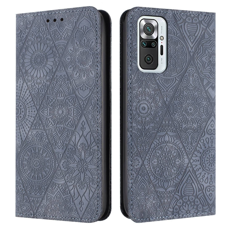 Ethnic Embossed Adsorption Leather Phone Case, For Redmi Note 10 Pro, For Redmi Note 10 4G, For Xiaomi Redmi 9T, For Xiaomi Redmi 9A