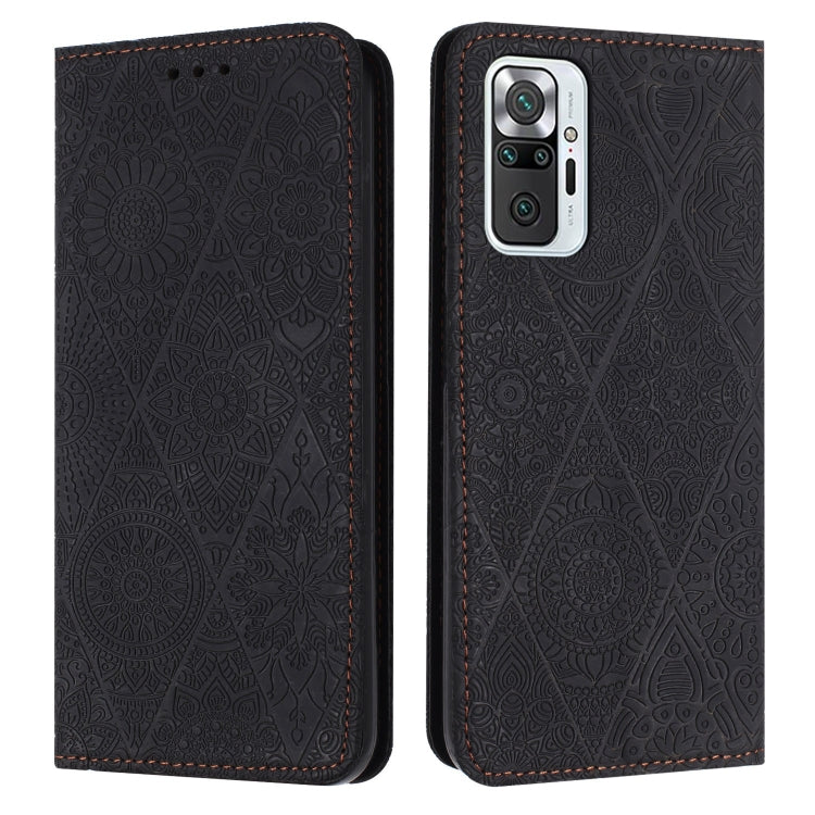 Ethnic Embossed Adsorption Leather Phone Case, For Redmi Note 10 Pro, For Redmi Note 10 4G, For Xiaomi Redmi 9T, For Xiaomi Redmi 9A