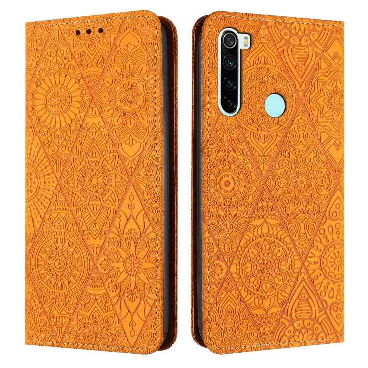 Ethnic Embossed Adsorption Leather Phone Case, For Xiaomi Redmi 9, For Redmi Note 9, For Redmi Note 9 Pro, For Redmi Note 8T