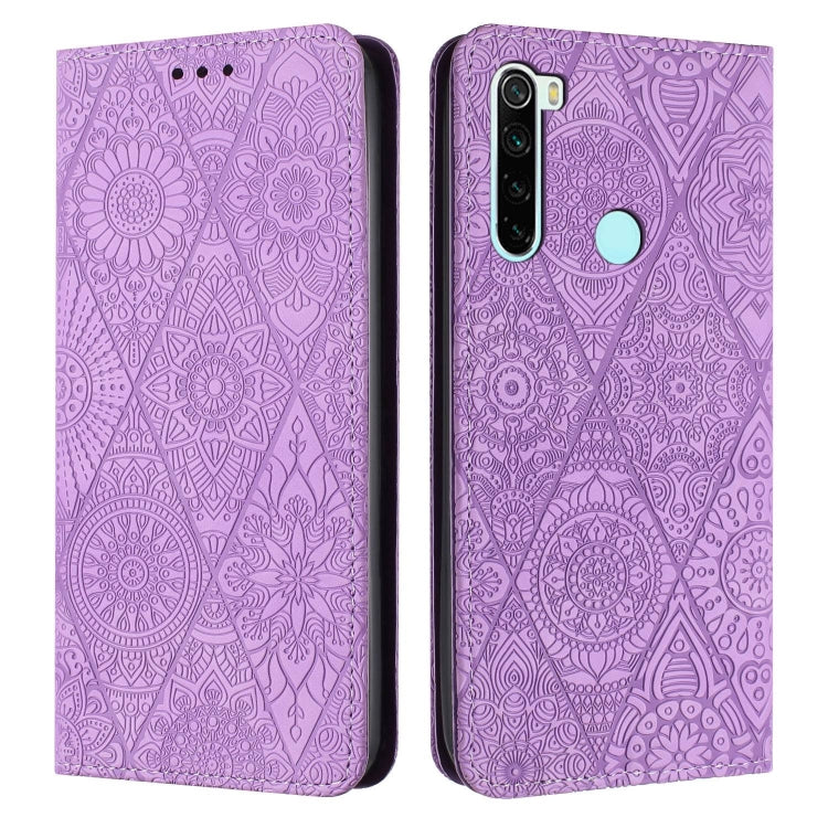 Ethnic Embossed Adsorption Leather Phone Case, For Xiaomi Redmi 9, For Redmi Note 9, For Redmi Note 9 Pro, For Redmi Note 8T