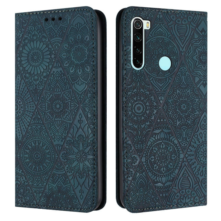 Ethnic Embossed Adsorption Leather Phone Case, For Xiaomi Redmi 9, For Redmi Note 9, For Redmi Note 9 Pro, For Redmi Note 8T