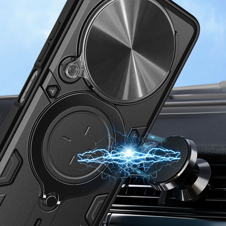 CD Texture Sliding Camshield Magnetic Holder Phone Case, For Xiaomi Redmi A3, For Xiaomi Redmi 13C 5G Global, For Xiaomi Redmi Note 13 5G, For Xiaomi Redmi 13C 4G