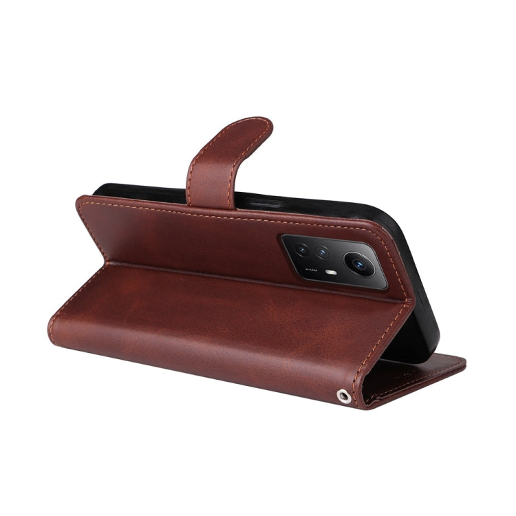 Classic Calf Texture Flip Leather Phone Case, For Xiaomi Redmi Note 12S 4G