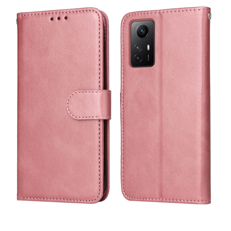 Classic Calf Texture Flip Leather Phone Case, For Xiaomi Redmi Note 12S 4G