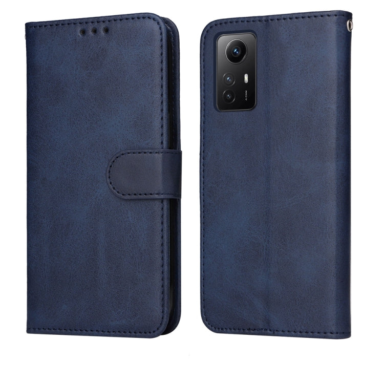 Classic Calf Texture Flip Leather Phone Case, For Xiaomi Redmi Note 12S 4G