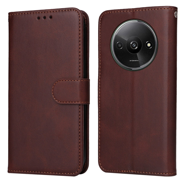 Classic Calf Texture Flip Leather Phone Case, For Xiaomi Poco F6, For Xiaomi Redmi A3, For Xiaomi Redmi Note13 Pro 4G Global/Poco M6 Pro 4G, For Xiaomi Redmi Note13 4G