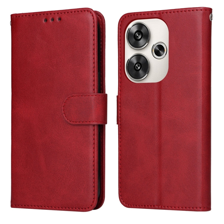 Classic Calf Texture Flip Leather Phone Case, For Xiaomi Poco F6, For Xiaomi Redmi A3, For Xiaomi Redmi Note13 Pro 4G Global/Poco M6 Pro 4G, For Xiaomi Redmi Note13 4G