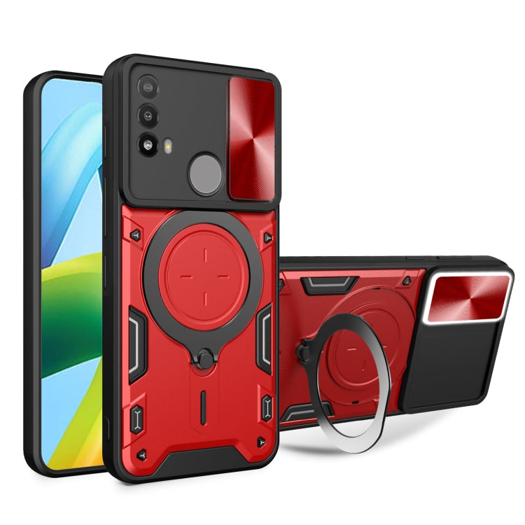 CD Texture Sliding Camshield Magnetic Holder Phone Case, For Motorola Moto G30 / G20 / G10