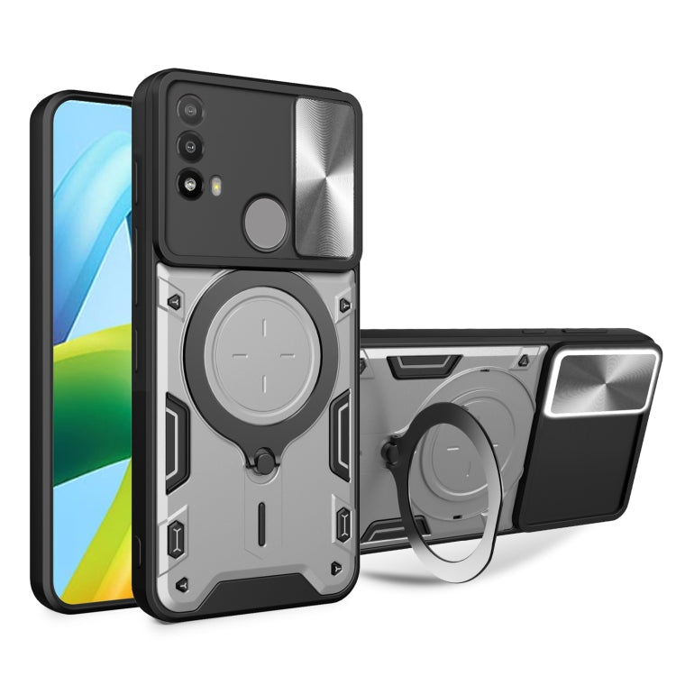 CD Texture Sliding Camshield Magnetic Holder Phone Case, For Motorola Moto G30 / G20 / G10
