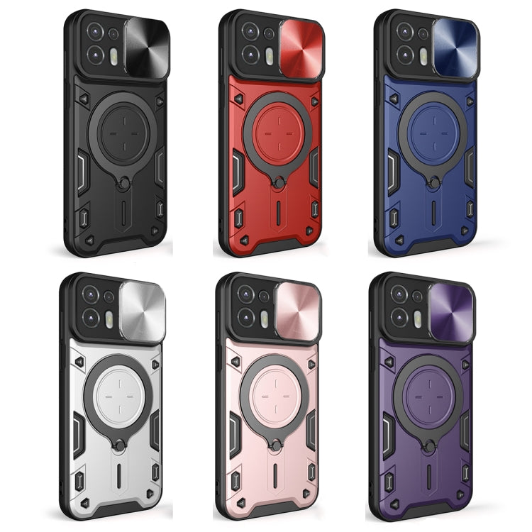 CD Texture Sliding Camshield Magnetic Holder Phone Case, For Motorola Moto G30 / G20 / G10