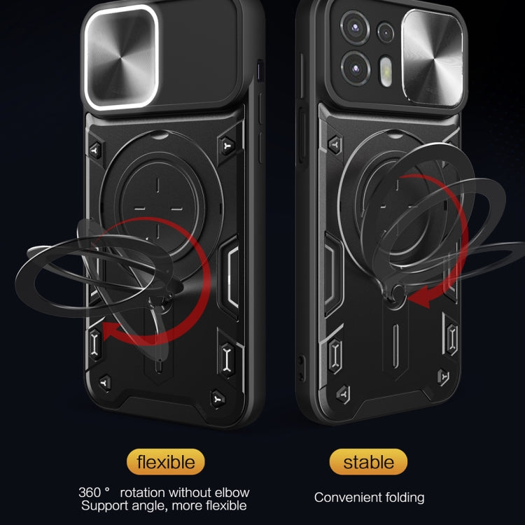 CD Texture Sliding Camshield Magnetic Holder Phone Case, For Motorola Moto G30 / G20 / G10