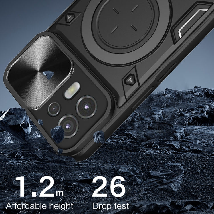 CD Texture Sliding Camshield Magnetic Holder Phone Case, For Motorola Moto G30 / G20 / G10