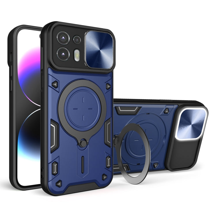 CD Texture Sliding Camshield Magnetic Holder Phone Case, For Motorola Moto G30 / G20 / G10
